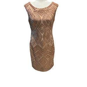 Vince Camuto Elegant Sequin Sleeveless Cocktail/ Prom Dress size 10 NWOT